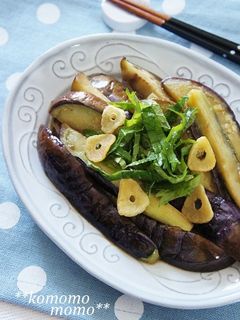 ~フライパンで焼きナス~にんにくポン酢-レシピのメイン写真