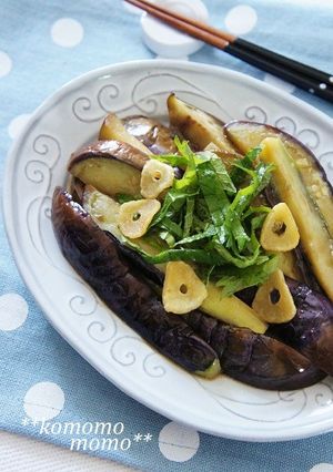 ～フライパンで焼きナス～にんにくポン酢-レシピのメイン写真
