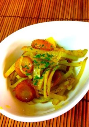 ＊簡単＊おつまみ＊じゃがカレーきんぴら-レシピのメイン写真