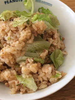 レタスの肉味噌巻き風☆レタスチャーハン-レシピのメイン写真