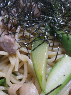 塩麹チキンとアスパラのパスタ-レシピのメイン写真