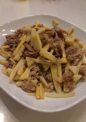 簡単♪たけのこと豚肉の塩炒め☆-レシピのメイン写真