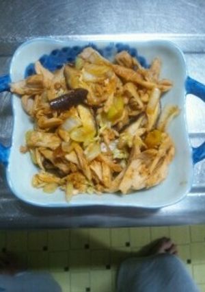 ４月２８日晩飯　【マグロの野菜炒め】-レシピのメイン写真