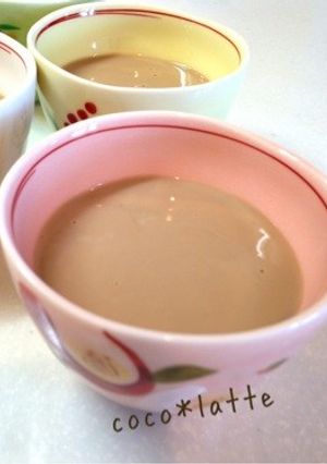 ぷるるん＊コーヒー豆乳プリン-レシピのメイン写真
