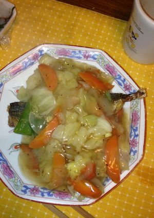 アジの唐揚げ野菜あんかけ添え-レシピのメイン写真