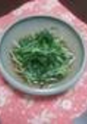 水菜のおしたし-レシピのメイン写真