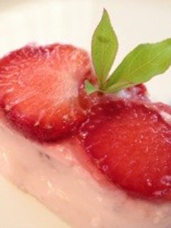 いちごレアチーズケーキ☆ダイエットにも☆-レシピのメイン写真