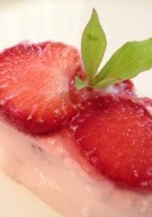 いちごレアチーズケーキ☆ダイエットにも☆-レシピのメイン写真