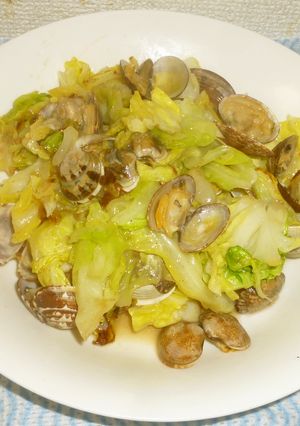 パパのアサリキャベツ（2）-レシピのメイン写真