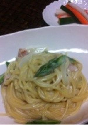 お手軽簡単クリームパスタ-レシピのメイン写真