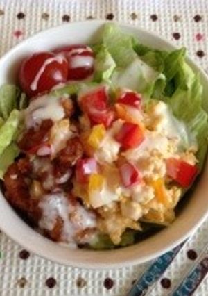 ブランチに・・・サラダごはん -レシピのメイン写真