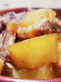 圧力鍋で豚バラ軟骨と大根のこっくり煮-レシピのメイン写真