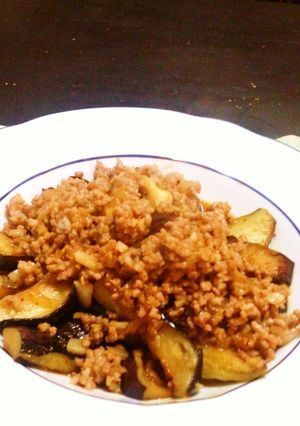 辛くない♪茄子麻婆風炒め-レシピのメイン写真