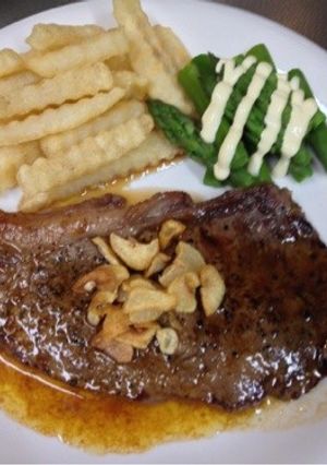 安いステーキ肉を美味しく‼-レシピのメイン写真