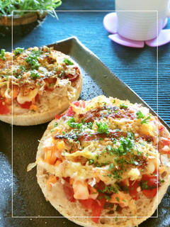 食感イイネ♡人参&福神漬 カレートースト-レシピのメイン写真
