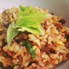รูปของ セロリで爽やか＊納豆チャーハン