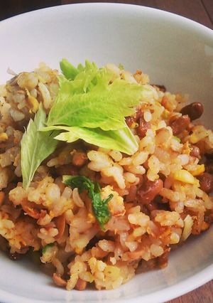 セロリで爽やか＊納豆チャーハン-レシピのメイン写真