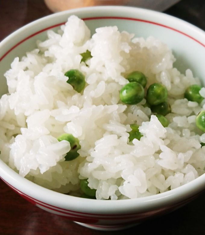 えんどう豆ご飯 by ミコおばちゃんMy粉のキッチン 【クックパッド