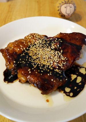 鶏ももステーキ～黒酢ソース-レシピのメイン写真