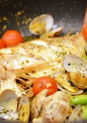 簡単にイタリアン！鯛のアクアパッツァ-レシピのメイン写真