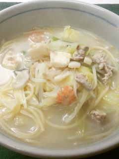 パスタで長崎ちゃんぽん-レシピのメイン写真