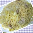 からくない!キャベツと豚肉ペペロンチーノ