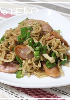 切り干し大根の焼きそば風炒め物-レシピのメイン写真