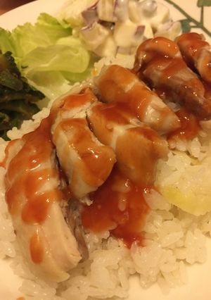 炊飯器で☆簡単チキンライス-レシピのメイン写真