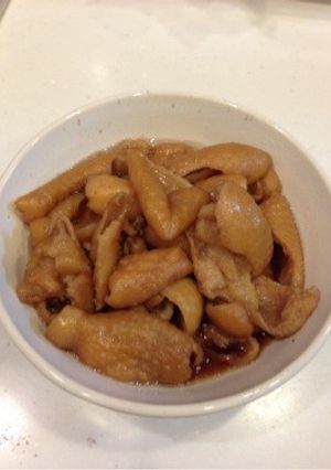 鶏皮の甘煮-レシピのメイン写真