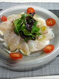新玉ねぎと刺身のカルパッチョ-レシピのメイン写真