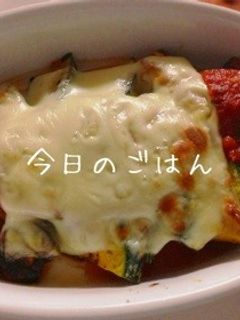 かぼちゃのトマトチーズ焼き-レシピのメイン写真