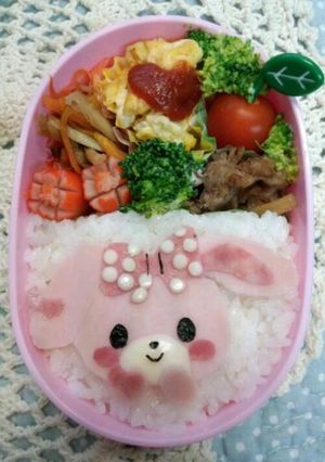 キャラ弁♡ボンボンリボン♡-レシピのメイン写真