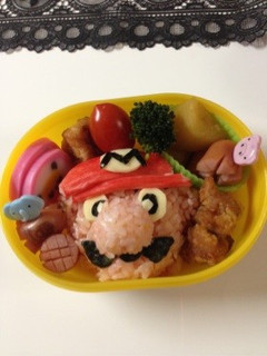 マリオ キャラ弁-レシピのメイン写真