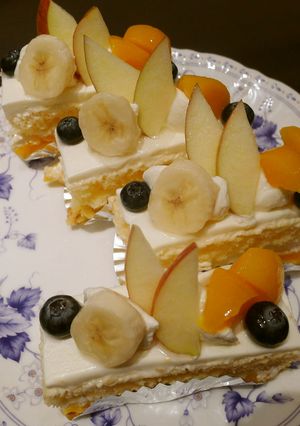 おかしな仲間フルーツケーキ-レシピのメイン写真
