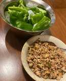 栄養丸ごと！肉味噌のっけ生ピーマン
