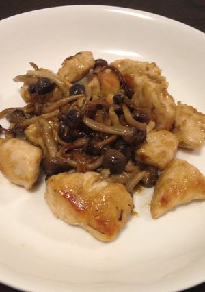 鶏ささみとしめじの柚子胡椒焼き-レシピのメイン写真