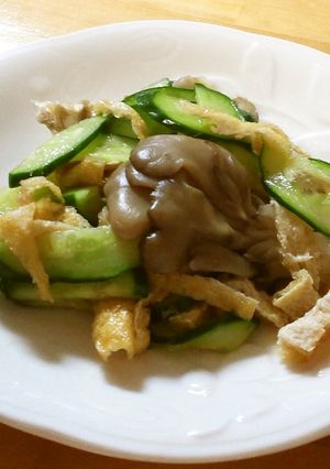 舞茸入り酢の物-レシピのメイン写真