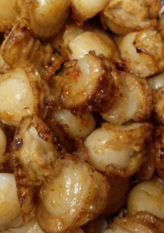 ベビーほたてのガーリックバター醤油炒め♪-レシピのメイン写真