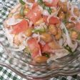 納豆のしらす、トマト和え柚子胡椒風味