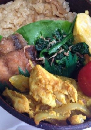 ササミとカリフラワーの炒め煮♪お弁当♪-レシピのメイン写真