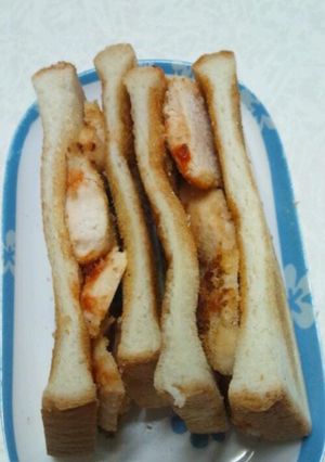 ささみカツサンド-レシピのメイン写真
