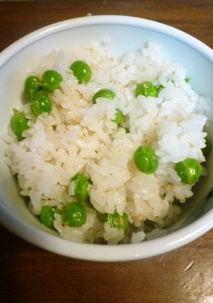 グリーンピースごはん-レシピのメイン写真