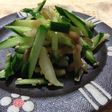 ザーサイとたくあんの中華風和え物