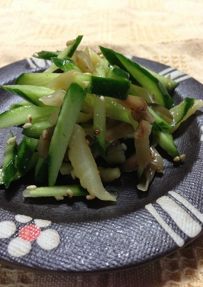 ザーサイとたくあんの中華風和え物-レシピのメイン写真