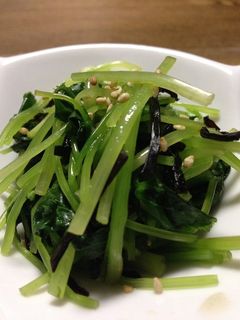 みつばの塩昆布和え-レシピのメイン写真