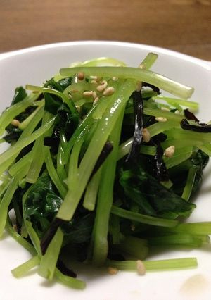 みつばの塩昆布和え-レシピのメイン写真