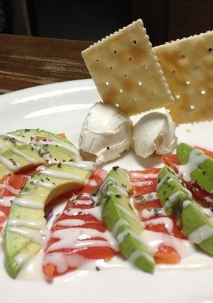 アボカドとサーモンのカルパッチョ風-レシピのメイン写真