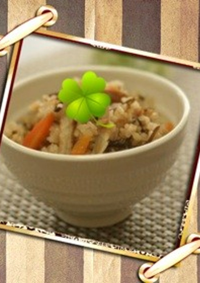 黒ビールときんぴらの炊き込みごはん♪-レシピのメイン写真