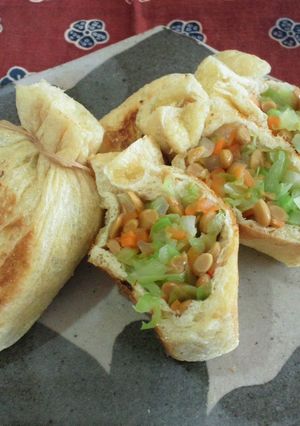 カツオだしの野菜きんちゃく-レシピのメイン写真