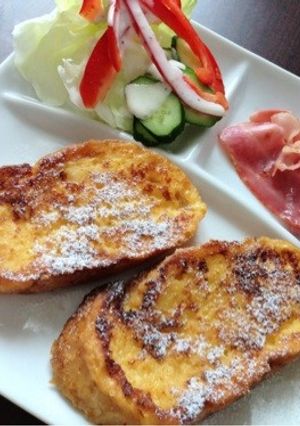 フランスパンのフレンチトースト-レシピのメイン写真